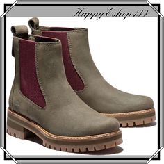 Timberland Women’s Courmayeur Valley Chelsea Boot, Olive Nubuck Nib Nwot A Lightweight But Heavily Lugged Sole Grounds, This Take-Charge Chelsea Boot Fits With A Cushy Ortholite Footbed For Endless Comfort While On Your Feet. Pull-On Style With Elastic Gore Insets Ortholite-Cushioned Footbed Water-Resistant Synthetic Upper, Lining And Sole Check Out Many Other Beach Towels Chairs Towel Sets Bath Hand Washcloths Mats Rugs Hats Swimsuits Goggles Sunglasses Shoes Boots Socks Sandals Flip Flops Shor How To Style Chelsea Boots, Timberland Chelsea Boots, Boots 2022, Chelsea Boots Outfit, Styling Chelsea Boots, Timberland Women, Chelsea Boot Women, Timberlands Shoes, Nordstrom Anniversary Sale