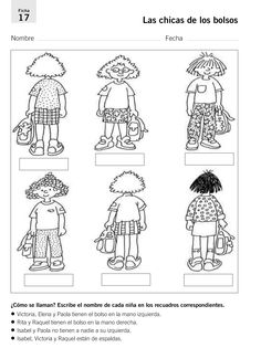 the spanish worksheet for children to learn how to make their own clothes and shoes