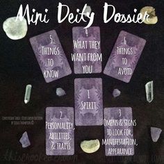 an image of cards with the words mini diety dosie