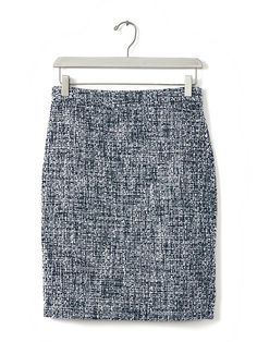 Just bought this skirt - with brown tights/boots and a sweater when cool.  Fall/winter/spring? Tweed Pencil Skirt For Office, Fitted Tweed Pencil Skirt, Office Tweed Pencil Skirt, Fitted Tweed Skirt For Office, Blue Fall Pencil Skirt For Work, Blue Pencil Skirt For Workwear In Fall, Tweed Lined Skirt For Workwear, Brown Tights, Tweed Pencil Skirt