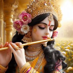 Saraswati Picture, Golden Palace, New Nature Wallpaper, Shri Radha, Saraswati Goddess, Goddess Sculpture, Beautiful Wallpapers For Iphone