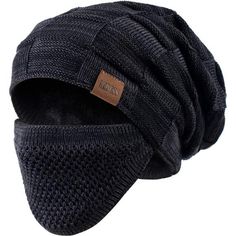 New Product Knitting Toggle Closure Great Protection: Being Consisted Of Knitting Yarn Outside And Wool Inside, Our Beanie Hat Is Going To Protect Your From The Cold Winter. Elegant Design & Size: Specially Designed For Men. The Hat With Fashionable Knitting Pattern Provide You Both Warm And Trendy Experience. One Size (10 Inches Long And 9 Inches Wide) Fit Most. One Size Fit All: Redess Men Winter Beanie Hat Made Of Highly Stretchable Materials, It's A Perfect Choice For Most Men And Women. It Warm Hats, Cable Knit Hat, Winter Hats For Men, Winter Cap, Hat For Men, Winter Hats Beanie, Hat For Man, Winter Beanie, Face Cover