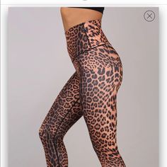 Women’s Yogalicious Lux Leggings In Large And Cheetha Brown Color. Super High Rise Waist And Regular Ankle Length. Looks Identical To The Stock Site Photos. Nwt. Black Camo Leggings, High Waisted Black Leggings, Pink Yoga Pants, Black Yoga Pants, Camo Leggings, Black Yoga, Ankle Leggings, Athletic Leggings, Pink Leggings