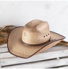 Charlie 1 Horse Comanche B Palm Hat Classic High Crown Hat Bands For Beach, Classic Straw Hat With High Crown And Adjustable Fit, Classic High Crown Straw Hat With Adjustable Fit, Classic High Crown Straw Hat, Charlie One Horse Hats, Holiday Wrap, Wrap Pattern, Hat Shop, Western Wear