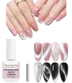 PRICES MAY VARY. 9D GALAXY GEL POLISH SET: 15ml 9D Galaxy Cat Eye Nail Gel Polish+ 1 Magnetic Stick SPARKLY HOLOGRAPHIC EFFECT: The 9D gel polish not only with cat eye effect but also with chameleon color!They can appear in different colors and shapes in different light and angles! Attractive color-changing and cat eye velvet effects will surprise you. HEALTHY-INGREDIENTS AND LONG-LASTING: The gel polish uses healthy ingredients, it's non-toxic, low-odor, and low-irritation. This will reduce dam Velvet Nail Art, Magnetic Gel Polish, Velvet Nails, Cat Eye Gel Polish, Magnetic Nails, Nail Polish Trends, Uv Gel Nail Polish, Nail Polish Kits, Cat Eye Gel