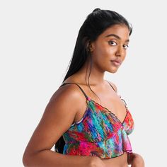 The day-to-night bralette you can wear under your favorite t-shirt or with your favorite pair of jeans. Delicate ruffle and rosette details give you that extra oomph so you can feel confident from your very first layer. Make it a matching set with the Silky Mesh Flutter Cheeky. The breathable Silky Mesh layer is made from recovered manufacturing scraps. Since launching in 2019, the brand has grown to be dubbed “the internet’s favorite underwear.” Everything Parade creates is designed with thousa Summer Bra With Spaghetti Straps, Summer Casual Bra With Spaghetti Straps, Casual Summer Bra With Spaghetti Straps, Summer Beach Camisole Bra, Camisole Bra For Beach In Summer, Cropped Bra With Removable Pads For Summer, Summer Camisole Bra, Casual Camisole Bra For Summer, Summer Vacation Crop Top With Removable Bra Pads