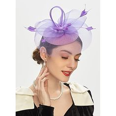 Category:Fascinators; Embellishment:Pure Color; Gender:Women's; Quantity:1 PC; Style:Flower,Elegant; Hats Category:Pillbox Hat; Occasion:Wedding,Kentucky Derby,Melbourne Cup,Cocktail,Royal Astcot; Material:Feathers; Front page:WE; Shipping Weight:0.05; Listing Date:08/25/2022 High Tea Hats, Mesh Headband, Tea Hats, Kentucky Derby Fascinator, Hair Hat, Derby Fascinator, Wedding Party Accessories, Party Hair Accessories, Feather Hair Clips