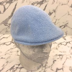 Amazing Kangol Hat Made In China Material: 100% Blend Classic Blue Winter Hat, Classic Blue Cap Hat, Blue Wool Hat For Winter, Blue Wool Cap, Blue Flat Cap One Size Fits Most, Blue Flat Cap One Size, Blue Flat Cap - One Size Fits Most, Blue Flat Cap Hat, Classic Blue Hats With Curved Brim