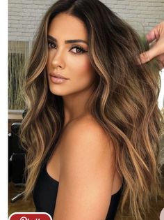 Hair Color Ideas With Blonde, Dark Brown Hair With Highlights, Summer Hair Color Ideas, Hair With Highlights, Hair Color Light Brown, Ombré Hair