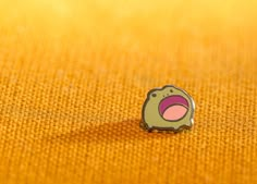 "AAAAAAAAAAAAAAAAAAAAAAAAA Pin is approx ~0.6\"x0.6\"  comes with one metal pinback Flush hard enamel finish. This pin is my original design!" Enamel Pin Design, Screaming Frog, Cute Enamel Pins, Happy Frog, Frog Pins, Cool Pins, Cute Frogs, Cute Pins, Pinback Buttons