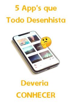 a cell phone with the text 5 apps que tod desemhisa