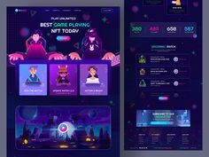 the landing page for an interactive gaming platform, which is designed to look like it has been