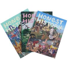 three children's books about history