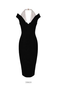 Elevate Your Style with Our Luxury Off-Shoulder Black Dress Introducing the perfect black dress for any occasion. This black formal dress is a versatile and elegant choice, whether you're attending a black-tie event, a wedding, a Christmas party, Derby Day, fashions on the field or a cocktail soirée. With its midi length and figure-hugging bodycon silhouette, it's a modern twist on the classic little black dress. The subtle bustier detail adds a touch of allure to this off-shoulder beauty. Our m Elegant Bodycon V-neck Evening Dress, Elegant V-neck Bodycon Dress For Formal Occasions, Elegant Fitted Bodycon Dress For Gala, Fitted Evening Dress For Dinner, Classic V-neck Party Dress, Elegant Sleeveless Bandage Dress For Gala, Elegant Bodycon Dress For Evening Gala, Elegant V-neck Bodycon Evening Dress, Glamorous Sleeveless Bandage Dress For Formal Occasions