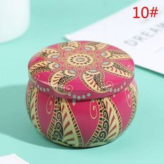 Feature: 100% brand new and high quality Material:Metal Size: Approx.7*7*4.5CM Pattern:As the picture show Bulk pack meets your multipurpose uses for candle making, DIY crafts, slime containers, & more. Also ideal for organizing small items like pills, beads, screws, candies, buttons, coins, cosmetics, lip balms, creams, etc. Perfect Gifts: Just use these attractive & unique flower pattern tins to diy candles as a gift set, your friend or families would love the lovely design and that elegant to Diy Crafts Slime, Candle Making Diy, Crafts Slime, Slime Containers, Drum Box, Jewelry Display Box, Musical Jewelry Box, Bead Storage, Candy Cookies