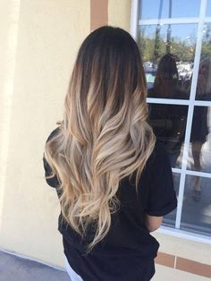 Rambut Brunette, Bleached Tips, Blond Ombre, Colored Hair Extensions, Ombre Hair Blonde, Brunette Balayage, Ombre Hair Extensions, Balayage Blonde, Human Hair Color