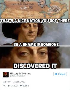 two pictures with the same caption on them, and one has an image of abraham lincoln