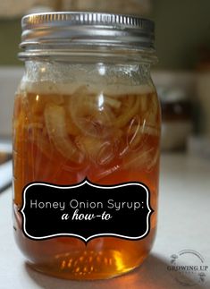 Sooth That Cough With A DIY Honey Onion Syrup Onion Syrup, Honey Onion, Onion Honey, Best Cough Remedy, Diy Honey, Honey Diy, Bulk Herbs, Skin Natural Remedies