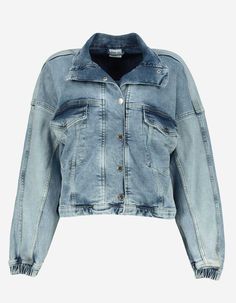 Damen Jeansjacke - Oversized Fit - Takko Fashion Oversized Fits, Blazer, T Shirt, Quick Saves