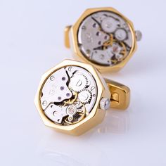 CUFFLINKS WATCH LOVER-Cufflinks-Pisani Maura-Olny Cufflinks-Pisani Maura Classic Metal Watch Accessories For Formal Occasions, Gold Steampunk Style Watch As Gift, Gold Steampunk Watch As Gift, Gold Steampunk Watch For Gift, Steampunk Style Silver Watch Accessories For Gift, Silver Steampunk Watch Accessories Gift, Steampunk Gold Watch As Gift, Steampunk Style Silver Watch Accessories Gift, Steampunk Silver Watch Accessories Gift