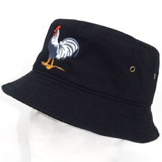 Thank you for shopping - JLGUSA Available in Black, Lt. Blue Denim. Features Rooster Embroidered Bucket Hat NEW Fisherman's Men Women Size S/M and L/XL Rooster Embroidered on the Front. Unisex Men's - Women's 100% Cotton Two Sizes Available: S/M and L/XL S/M: 56.5 - 57.5 cm L/XL 58.5 - 59.5 cm Adult size These Buckets are very durable and will last for years to come! Hackensack Nj, Embroidered Bucket Hat, Face Mask Black, Bucket Hats, Buckets, Black White Red, Black Lives, Snapback Hats, Dad Hats