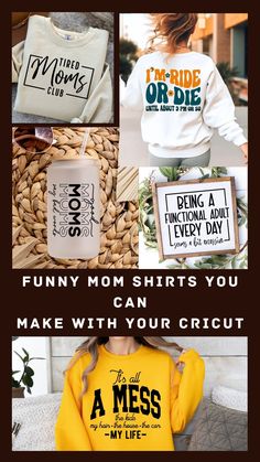 Get your creative juices flowing! Explore our vast selection of DIY funny Mom Shirt SVG files, perfect for your Cricut projects! Whether you're looking for a dash of humor, praising the ultimate mom, flaunting your athletic spirit, or paying tribute to grandmas, we have a diverse range of designs to ignite your imagination! Mom Shirt Svg, Funny Mom Shirt, Chaos Coordinator, Cricut Png, Diy Funny, Funny Mom Shirts, Svg For Cricut, Funny Mom