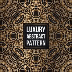 luxury abstract pattern in gold and black