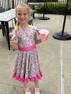 Pink axolotl and cups twirl dress. Features flutter sleeves, bow back is school approved, huge twirl, soft and stretchy material. Dress is designed with leucistic axolotls (pink axolotls) and inspired Starbucks drinks and cake pops Playful Summer Twirl Dress With Ruffle Sleeves, Playful Ruffle Sleeve Twirl Dress For Summer, Playful Twirl Dress With Ruffle Sleeves For Summer, Cute Flowy Twirl Dress With Ruffles, Playful Pink Twirl Dress With Flutter Sleeves, Playful Fitted Dress With Ruffle Hem, Playful Fitted Twirl Dress With Ruffles, Playful Pink Flowy Twirl Dress, Playful Fitted Twirl Dress With Ruffle Hem