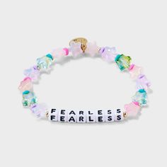 Fearless Bracelet, Stars Bracelet, Little Words Project, Diy Kandi Bracelets, Artsy Jewelry, Friendship Bracelets Designs, Trending Bracelets, Vintage Jewelry Crafts, Kandi Bracelets