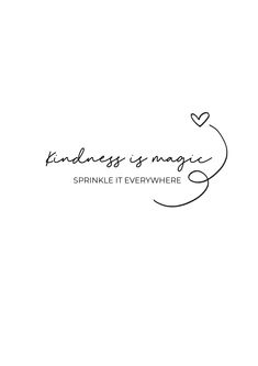 a black and white photo with the words happiness is magic, sprinkle it everywhere