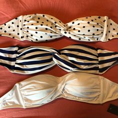 White Is Nwt And Size M Others Are Size L With Padding In Smoker White Bandeau Swimwear With Built-in Bra, White Summer Tube Top For Poolside, White Tube Top For Poolside And Beach Season, White Beachwear Tube Top For Poolside, White Beachwear Tube Top For Beach Season, White Tube Top For Poolside Beachwear, White Tube Top For Beach Season, White Seamless Tube Top For Beach, White Fitted Tube Top For Beach