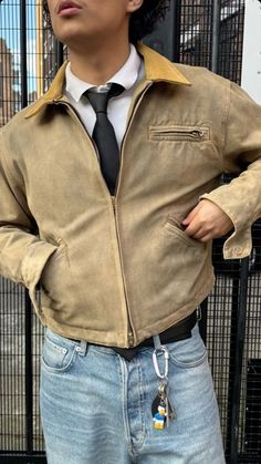 Engineer Outfit Man, Dude Fits, Necktie Outfit, 2024 Clothes, Fall Outfit Inspiration, Color Plain, Outfits Hombre