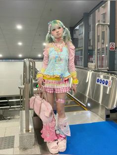 Harajuku Outfits Kawaii, Igari Outfit Aesthetic, Yabi Style, Dopamine Outfits, Simple Decora Outfits, Decora Outfits Aesthetic, Igari Fashion, Harajuku Style