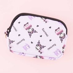 Kuromi Lovely Perfume Pouch - Blippo Kawaii Shop Cute Pouch With Zipper Closure For Gift, Cute Purple Pencil Case Perfect As A Gift, Kawaii Pencil Case With Zipper Pouch As Gift, Cute Purple Pencil Case As A Gift, Purple Pencil Case With Zipper Closure As Gift, Cute Purple Pencil Case For Gift, Kawaii Zipper Pouch Pencil Case Gift, Kawaii Rectangular Gift Pouch, Kawaii Cosmetic Bag With Zipper Pouch As Gift