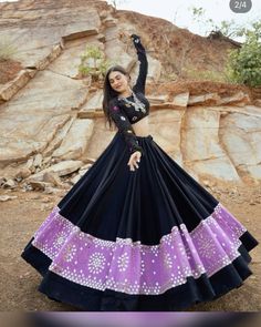 Chaniya Designs, Dandiya Night Outfits, Purple Choli, Navratri Kurti, Navratri Ideas, Colorful Lehenga, Dandiya Night, Indian Outfits Modern