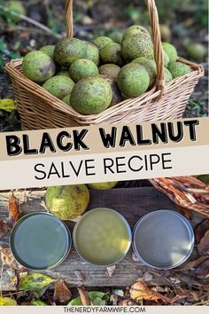 Black walnut salve is useful for things like athletes foot, fungal rashes, toenail infections, ringworm, psoriasis, and various skin woes. All Natural Remedies, Black Walnut Salve Recipe, Black Walnut Uses, Black Walnut Salve, Black Walnut Recipes, Black Walnut Benefits, Diy Herbal Remedies