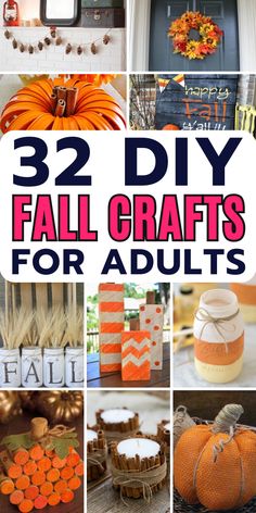 32 diy fall crafts for adults that are easy to make and great for decor