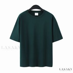 Lasaky - Soft Cotton Half-Sleeve Tops for Women Mens Fashion Sweaters, Yellow Tees, Men Tshirt, Blank T Shirts, Half Sleeve Tops, Green And Khaki, Tops For Women, Sweater Fashion, Summer Tshirts