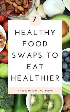 healthy food swaps to eat healthier