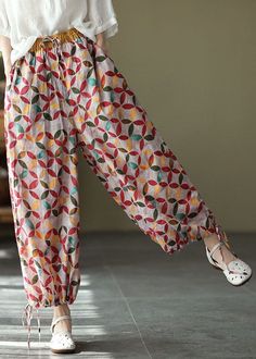 Printed Linen Pants, Style Wide Leg Pants, Linen Drawstring Pants, Summer Pants Women, Trendy Shirt Designs, Stylish Short Dresses, Casual Pant, Pakistani Fancy Dresses, Anti Mosquito