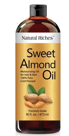 PRICES MAY VARY. Fast Absorbing pure moisturizing non-greasy Sweet Almond oil :Promotes healthy looking skin from Natural Riches This Premium quality super triple A grade pure and natural sweet California grown Almond oil - Cold pressed, Therapeutic Grade, no additives, fillers or chemicals made and bottled in USA. Excellent for Body Massages Odorless Excellent for Skin and Hair: Sweet Almond Oil is a great antioxidant. Rich in Vitamins A, B, D, E and Omega Fatty Acids. It quickly soaks into you Vitamin E Oil For Skin, Face Wash Recipe, Diy Face Wash, Helpful Advice, Skincare Selfcare, Skincare Secrets, Oil For Skin, Soft Smooth Skin, Diy Body Scrub