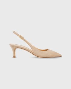 Kitten Heel Slingback in Pebble Suede | Shop Ann Mashburn Ann Mashburn, Square Toe Shoes, Kitten Heel Shoes, Kitten Heel, Free Bag, Shoe Sale, Perfect Pair, Stylish Women, Black Suede