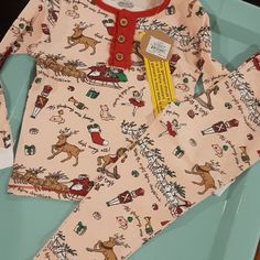 These Are Absolutely Darling! Brand New With Tags, Pattern Is Precious! Shirt Is Long Sleeve With Red Ruffle/Buttons. Pants Are Long With Elastic Waist. Comes From A Non Smoking Home. Kids Christmas Pajamas, Kids Mud, Christmas Pajamas Kids, Christmas Pajama Set, Night Before Christmas, Mud Pie, Kids Pajamas, Christmas Pajamas, Kids Christmas