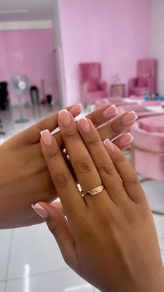 Square Overlay Nails, Overlay Almond Nails, Cute Classic Nails, Cute Overlay Nails, Gel Overlay Nails Design, Short Natural Nails Designs, Acrylic Overlay Nails Design, Acrylic Overlay Nails Short, Acrylic Overlay Nails