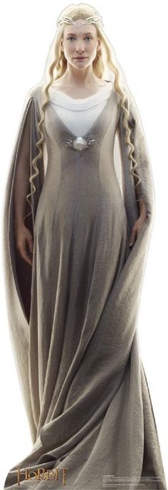 Galadriel - The Hobbit Lifesize Standup Galadriel Costume, Princess Leia Hair, Elven Ring, Lotr Costume, Cardboard Standup, The Hobbit Movies, Cate Blanchett, Middle Earth, Life Size