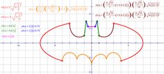 an image of a batman symbol on a graph paper with some other symbols in the background