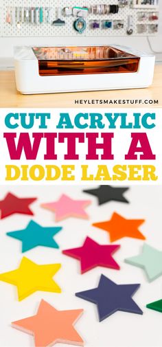 cut acrylic with a diode laser