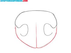 how to draw spiderman mask step by step