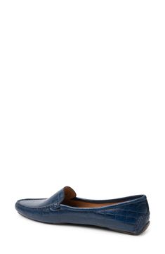 A moc-stitched toe intensifies the everyday refinement of a slip-on driving loafer that serves as a standout casual staple. Genuine calf hair (Brazil) upper/leather lining/rubber sole. By patricia green; imported. Women's Shoes. Driving Loafers With Rubber Sole, Casual Loafers With Leather Lining, Casual Driving Loafers With Stitched Sole, Driving Moccasins With Textured Sole, Casual Loafers With Leather Lining For Business Casual, Driving Loafers With Textured Sole, Casual Moc Toe Driving Loafers, Casual Driving Loafers Slip-on, Slip-on Moccasins With Textured Sole For Driving