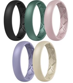 four different colors of the ring are shown